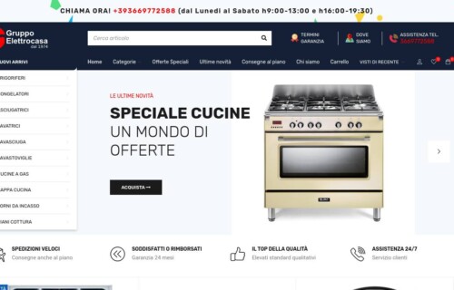 Ecommerce di elettrodomestici