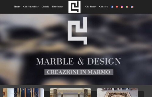 Sito web per lavorazione marmi e design
