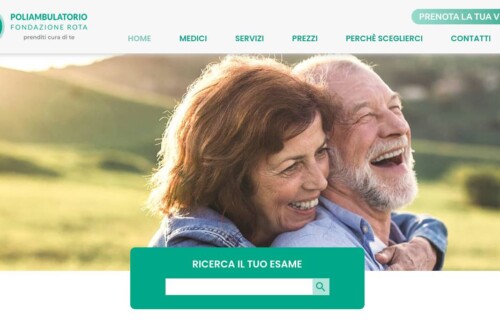 Sito web per poliambulatorio medico