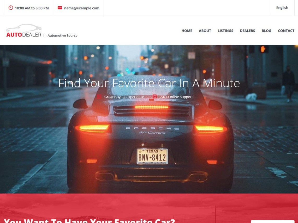 Sito web per concessionaria auto