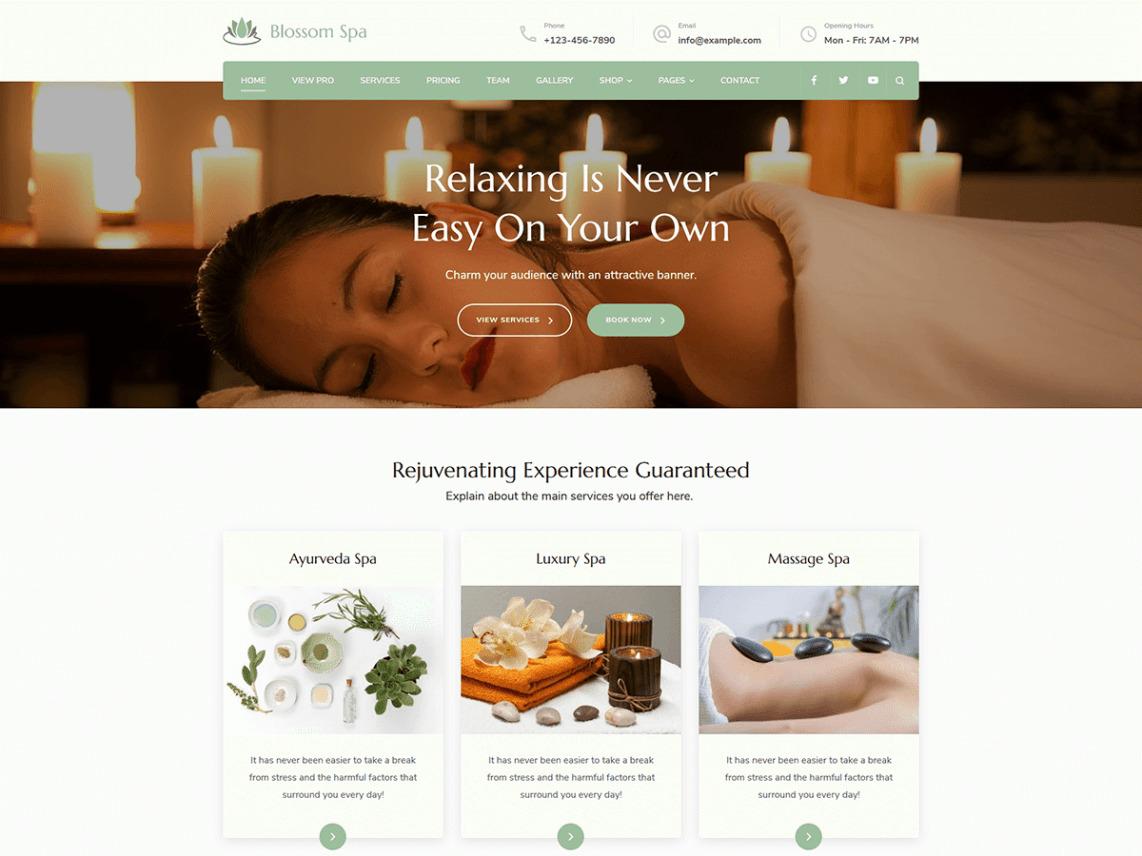 Sito web per parrucchieri e beauty center
