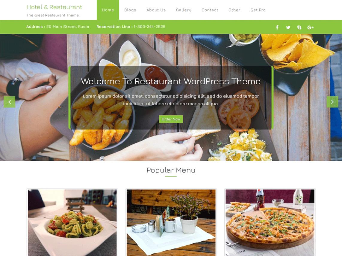 Sito web per ristorante con menu e prenotazioni