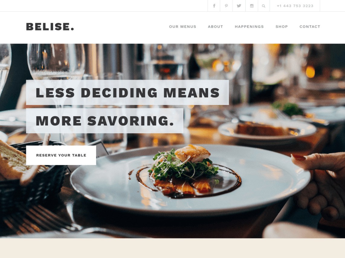 Sito web per ristorante con mappa e contatti